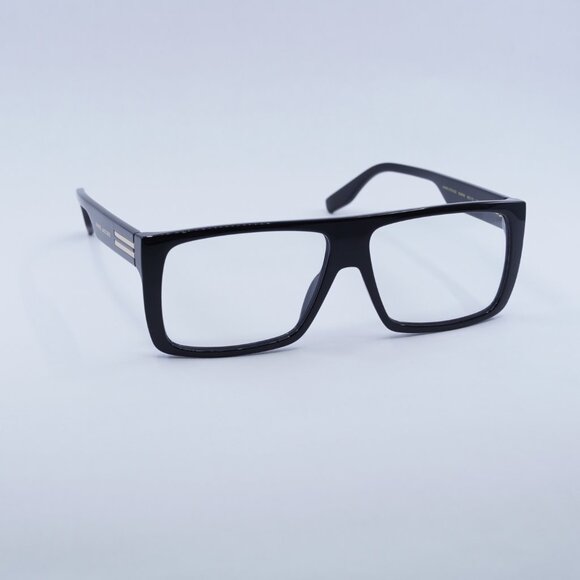 Marc Jacobs MARC 672/CS 003K IR Sunglasses White on Black Pattern Square Frame - Picture 5 of 12